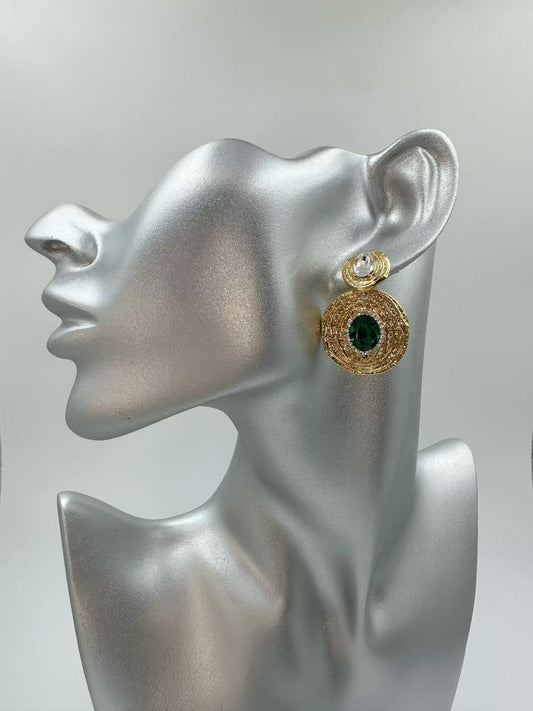 Vintage Hollow Stud Earrings for Women – European Chic Style, Minimalist Classic Design, 925 Sterling Silver Posts, Trendy Everyday Jewelry