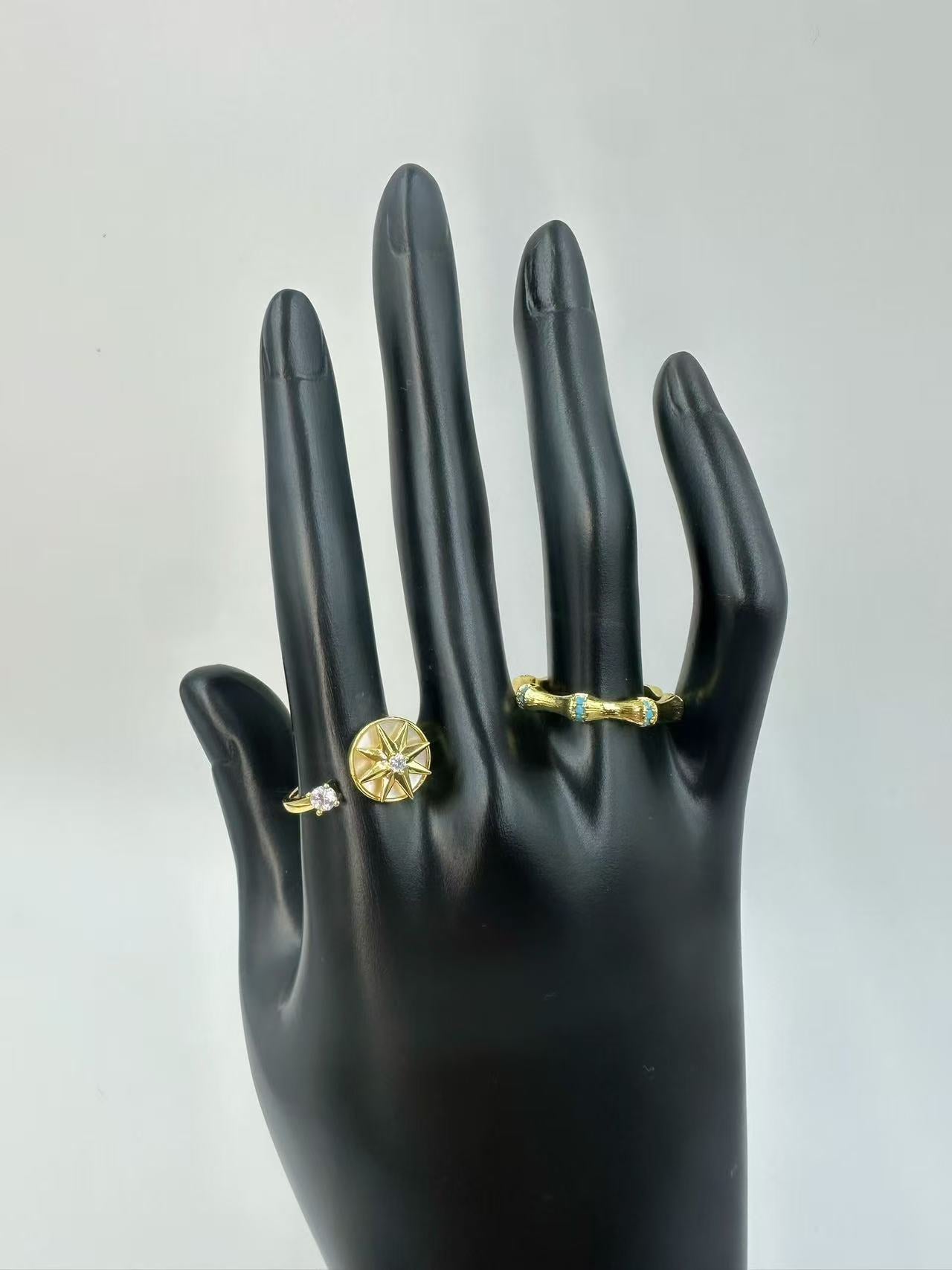 Brushed Metal Bamboo Open Ring for Women – Minimalist Light Luxury Adjustable Ring, 2025 Trending Hot-Selling Designer Jewelry