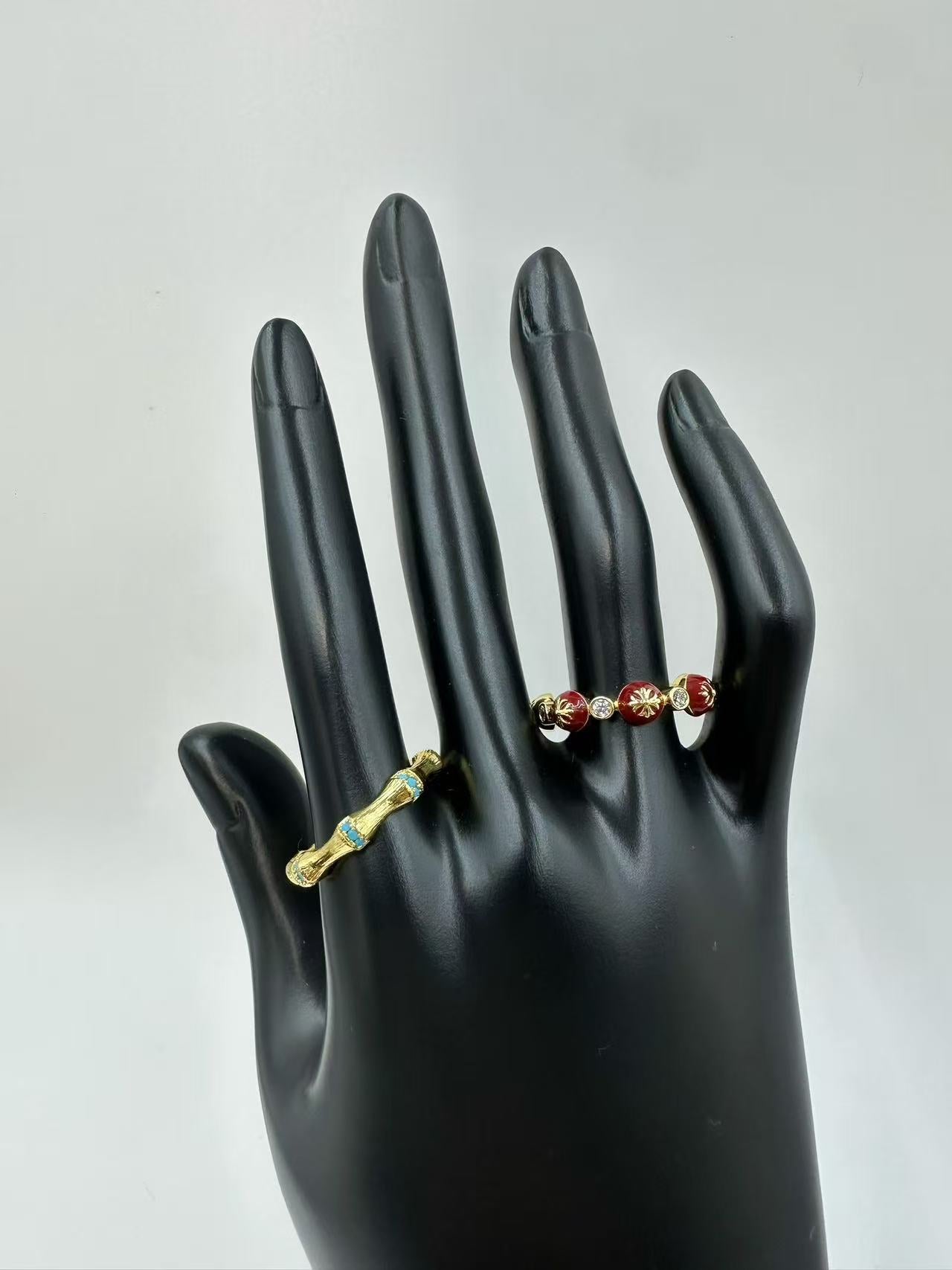 Wine Red Enamel Zircon Open Ring for Women – Vintage Chic, Light Luxury Adjustable Jewelry, 2025 New Collection