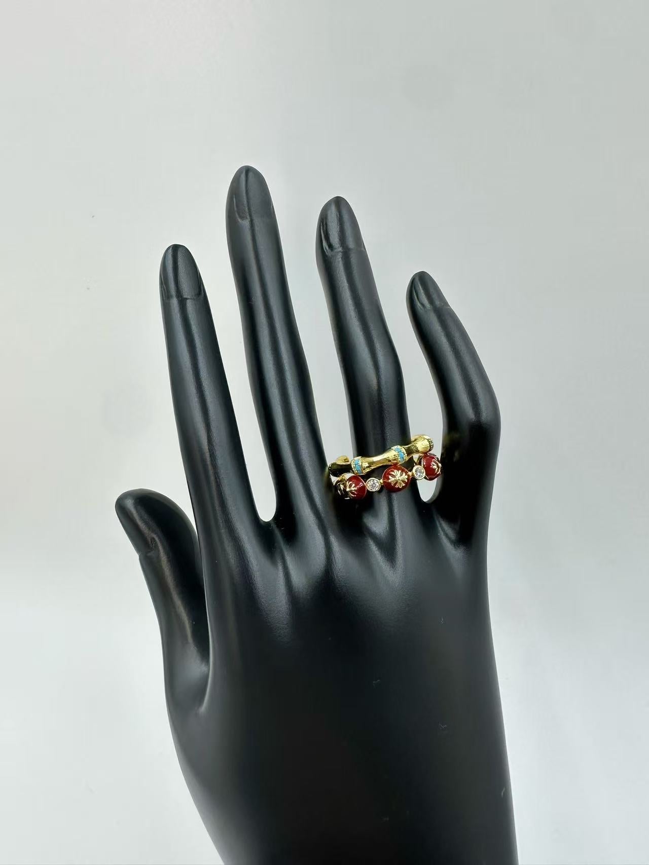 Wine Red Enamel Zircon Open Ring for Women – Vintage Chic, Light Luxury Adjustable Jewelry, 2025 New Collection